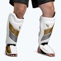 Ochraniacze piszczeli i stóp Hayabusa T3 Striking Shin Guards white/gold 6