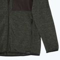 Bluza polarowa męska CMP 35H3907 Melange Knitted forest melange/nero/ferrari 3