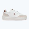 Buty męskie U.S. Polo Assn. CODY003B white/light brown 2