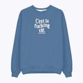Bluza damska Kaotiko C'est la vie denim blue 4