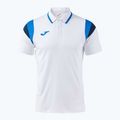 Koszulka tenisowa męska Joma Terra Polo white/royal