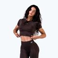 Top treningowy damski NEBBIA Power dark brown
