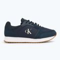 Buty męskie Calvin Klein YM0YM01326 Retro Runner Sock Lace Up Ny-Su Calvin navy/bright white/gum 2