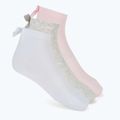 Skarpety dziecięce SKECHERS Non Terry Anklet 3 pary pink