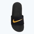 Klapki dziecięce Nike Kawa black/metallic gold 5