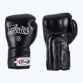Rękawice bokserskie Fairtex Stylish Angular Sparring - Locked Thumb black
