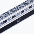 Opaski na głowę Nike Printed Headbands 3 szt. black 3