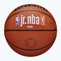 Piłka do koszykówki dziecięca Wilson NBA JR Fam Logo Authentic Outdoor brown rozmiar 6 5