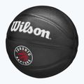 Piłka do koszykówki dziecięca Wilson NBA Team Tribute Mini Toronto Raptors black rozmiar 3 3