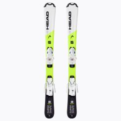 Narty zjazdowe dziecięce HEAD Supershape Team Easy Jrs + wiązania Jrs 4.5 black/yellow/white