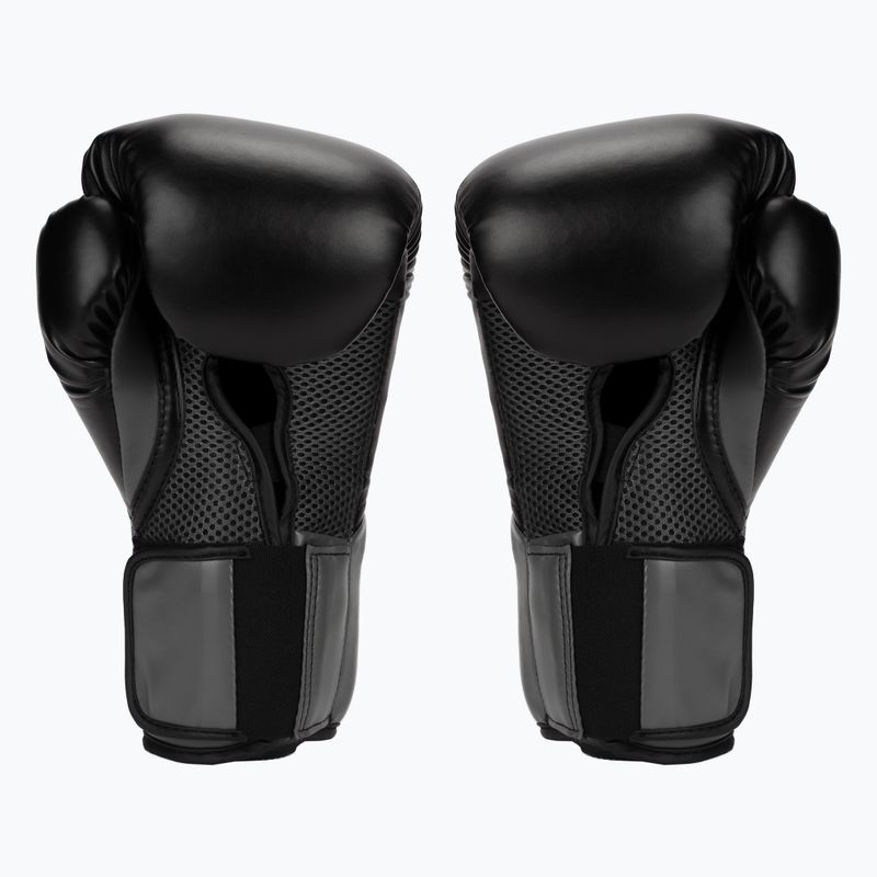 Rękawice bokserskie Everlast Pro Style Elite 2 black/grey 3