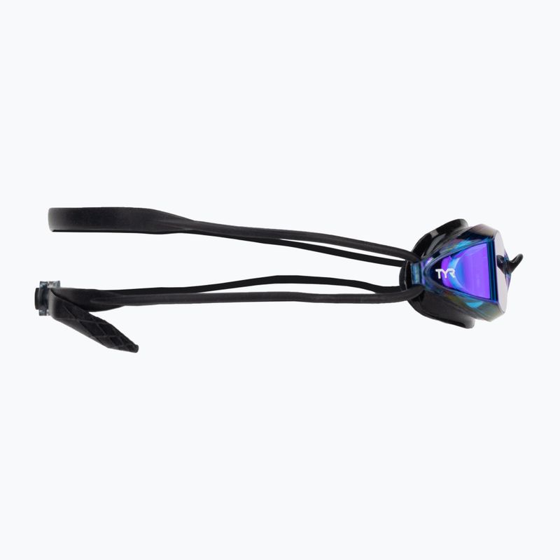 Okulary do pływania TYR Tracer-X Racing Mirrored blue/black 3