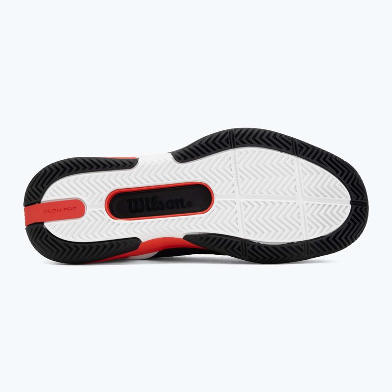 Buty do tenisa męskie Wilson Rush Pro 5 black/infrared/white 4