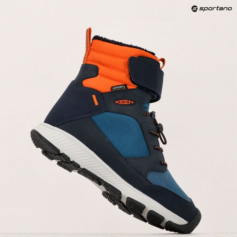 Śniegowce juniorskie KEEN Skua Winter WP sky captain/gold flame 9