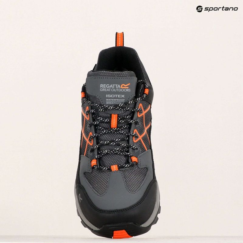 Buty trekkingowe męskie REGATTA Samaris III Low granite/blaze orange 21