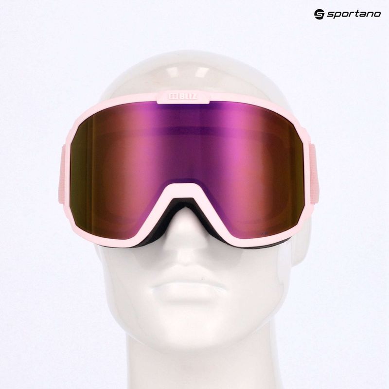Gogle narciarskie Bliz Rave matt powder pink/brown pink multi 8