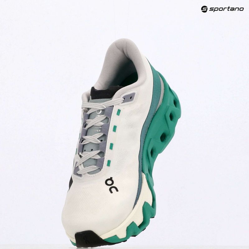 Buty do biegania damskie On Cloudmonster Hyper white/mint 9