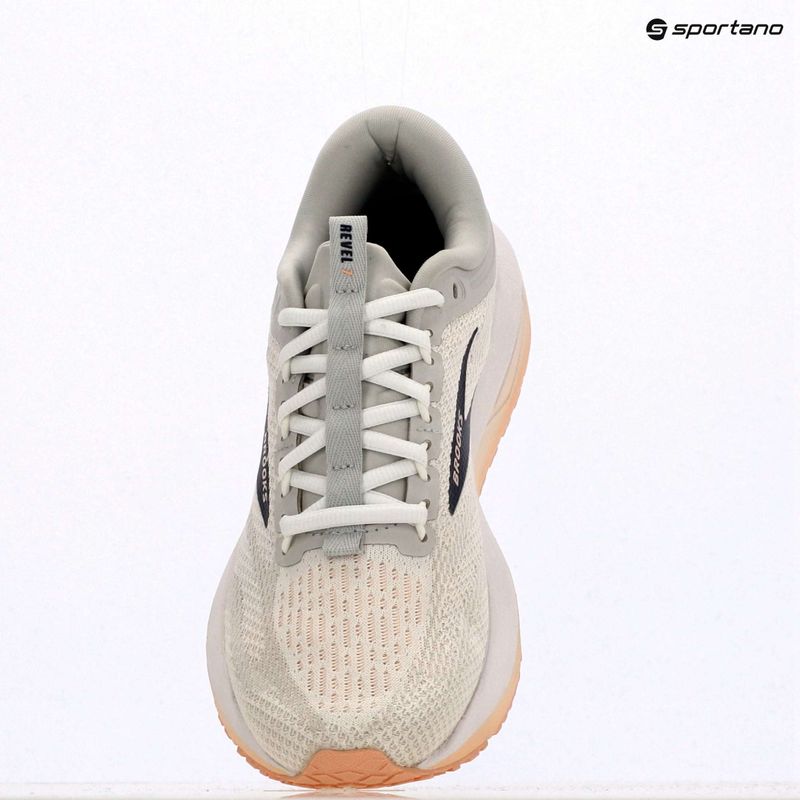 Buty do biegania damskie Brooks Revel 7 oyster/white/tropical peach 9