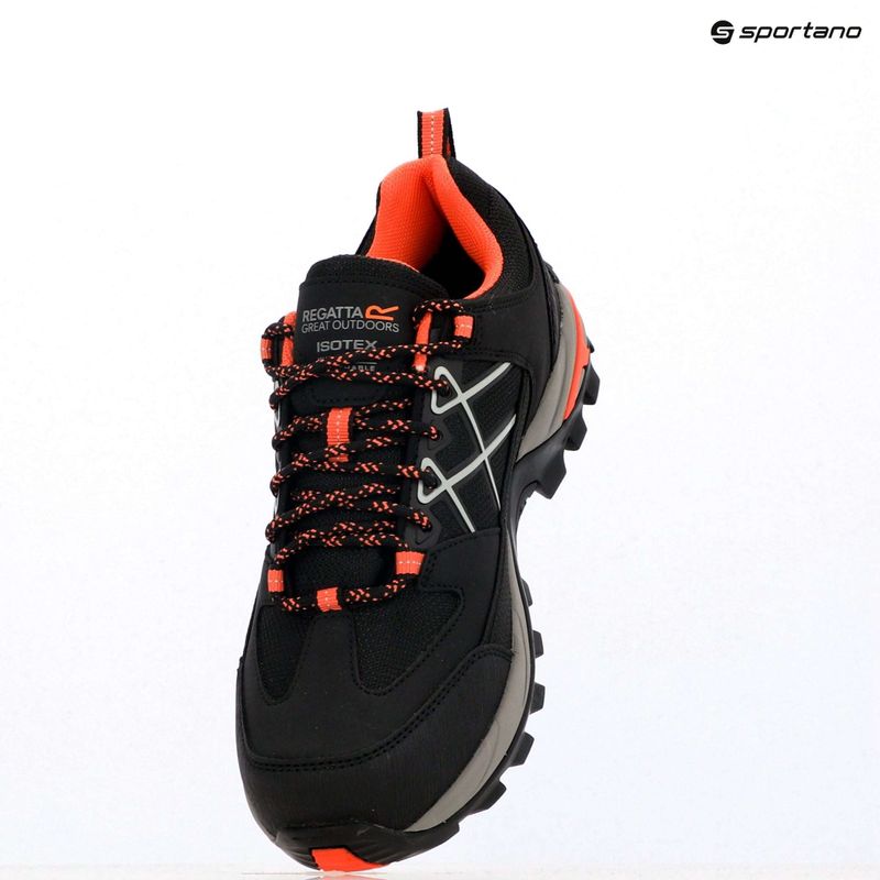 Buty trekkingowe damskie REGATTA Samaris III Low black/satsuma 9