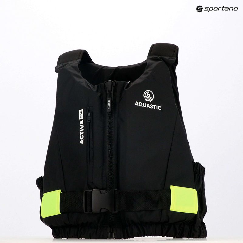 Kamizelka asekuracyjna AQUASTIC Active 50N czarny 12