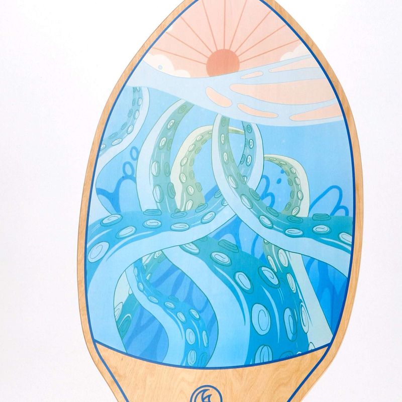 Deska skimboardowa dziecięca AQUASTIC Lagune 34" kolorowy 12