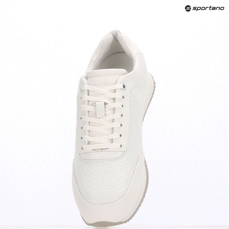 Buty damskie Calvin Klein HW0HW02574 Runner Lace Up Mono Pu triple bright white 9