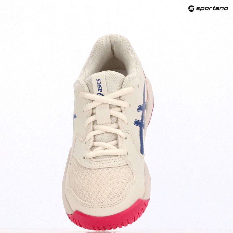 Buty do tenisa dziecięce ASICS Gel-Dedicate 8 GS Jr cream/dark cobalt 9