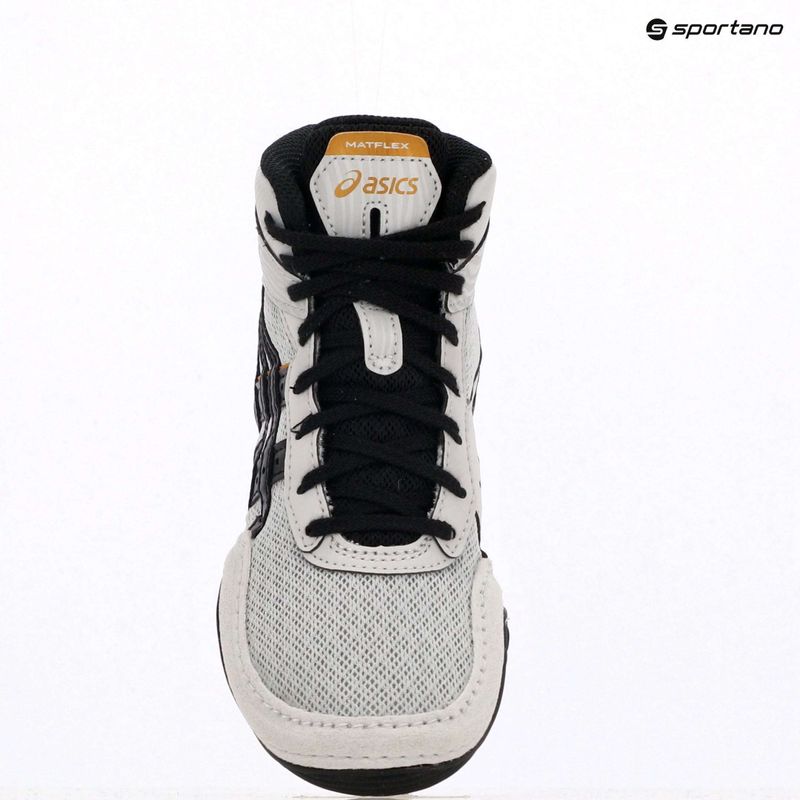 Buty zapaśnicze dziecięce ASICS Matflex 7 GS concrete/black 10