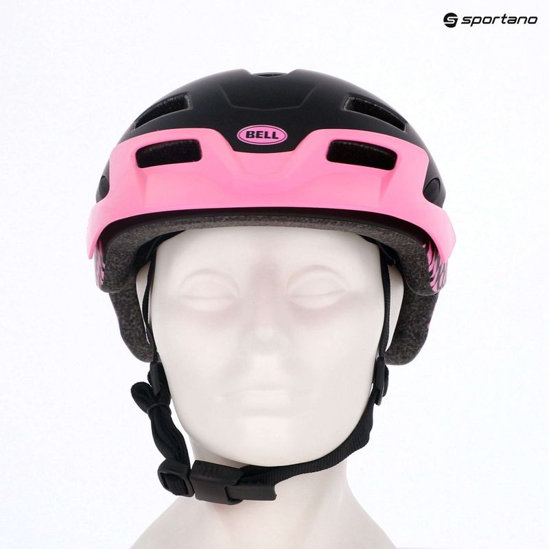 Kask rowerowy dziecięcy Bell Sidetrack Jr matte pink 9