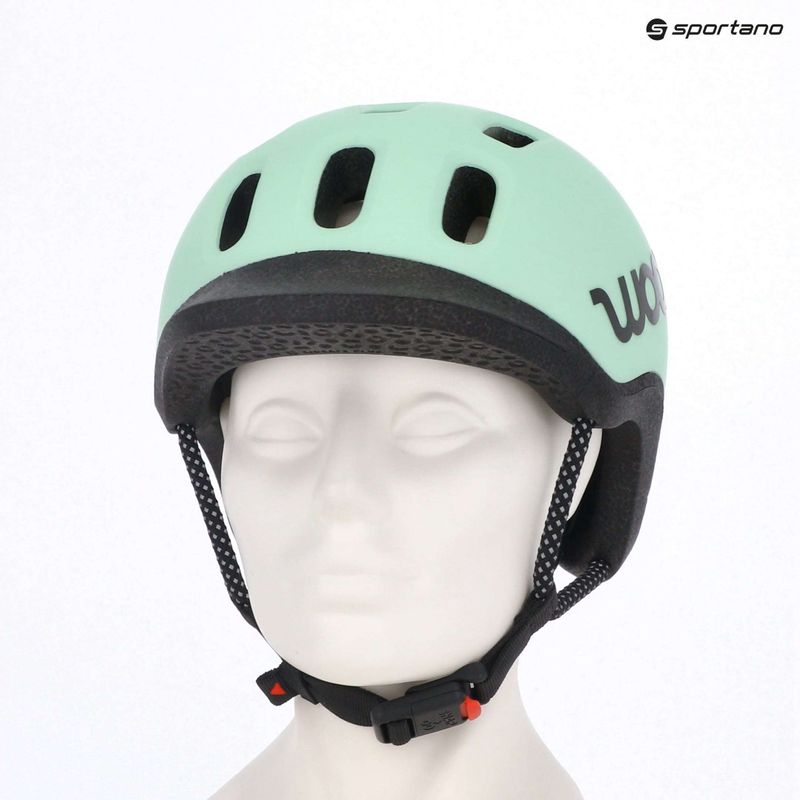 Kask rowerowy dziecięcy woom Ready mint 19