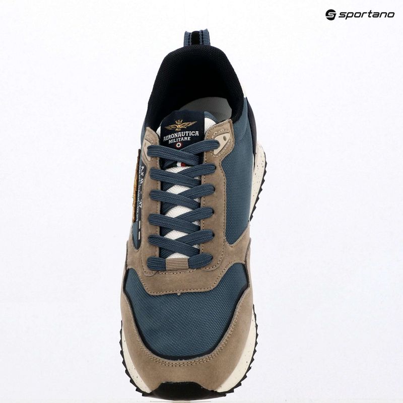 Buty męskie Aeronautica Militare SC0288UCT03545 multicolor jeans/sabbia 9