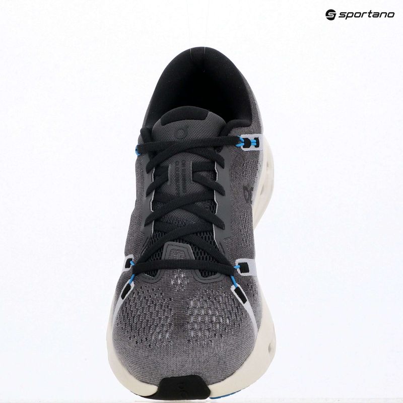 Buty do biegania damskie On Cloudsurfer 2 Wide black/malibu 8