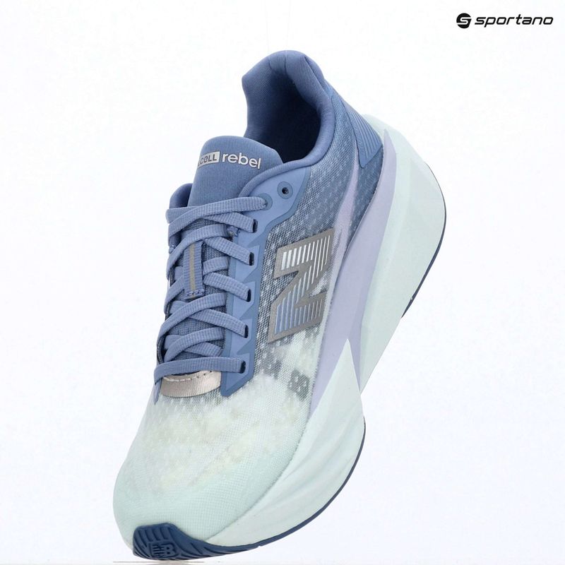 Buty do biegania damskie New Balance FuelCell Rebel V5 fairweather blue/glint blue 9