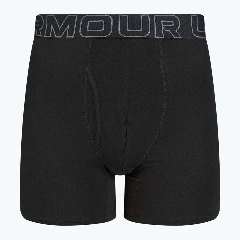 Bokserki męskie Under Armour Perf Cotton 6" 3 pary castlerock 8