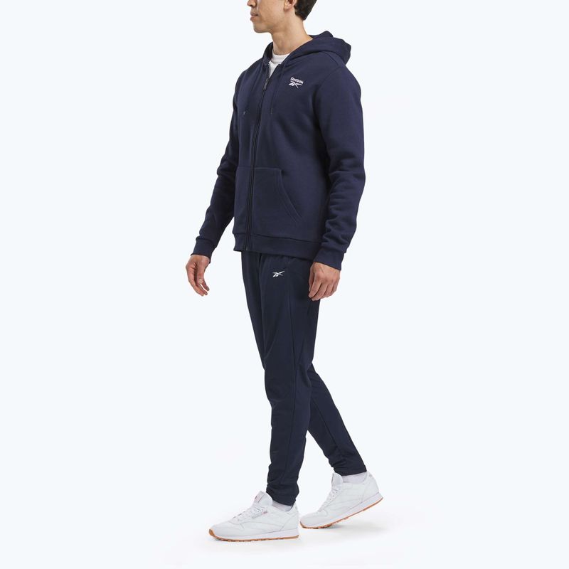 Bluza męska Reebok Identity SL Fleece FZ vector navy 2