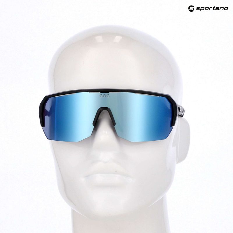 Okulary przeciwsłoneczne GOG Bragi matt black/reflex white/blue 6