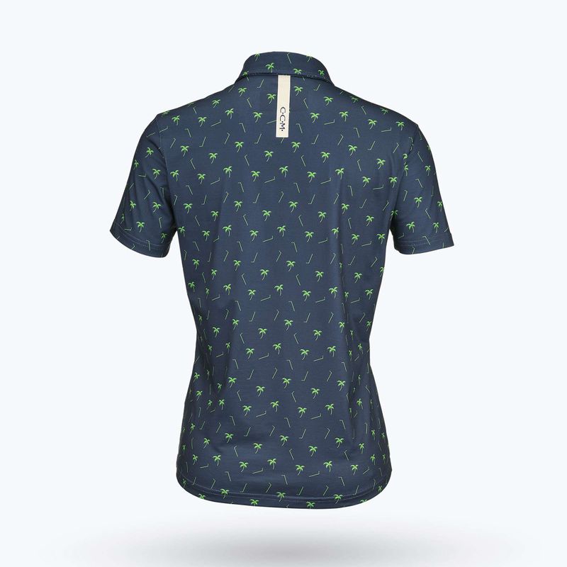 Koszulka polo damska CCM Golf Polo Palms dark mint 2