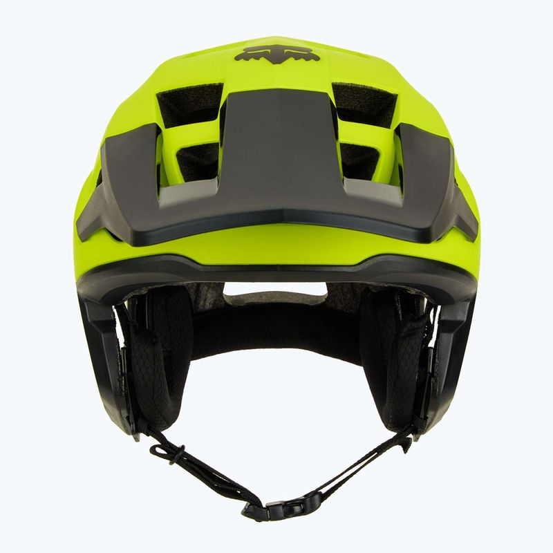 Kask rowerowy Fox Racing Dropframe fluorescent yellow 2