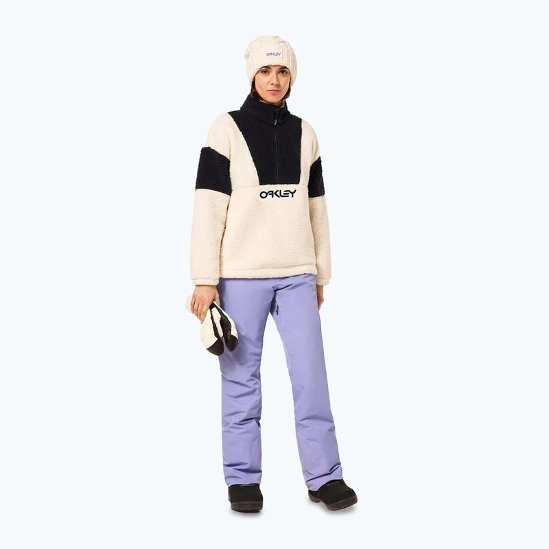 Bluza snowboardowa damska Tnp Ember Half Zip Rc Fleece arctic white 2