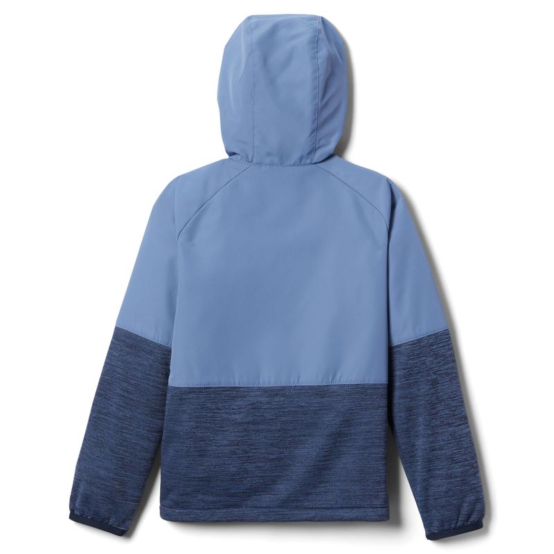 Bluza trekkingowa dziecięca Columbia Out-Shield Dry bluestone/collegiate navy heather 2