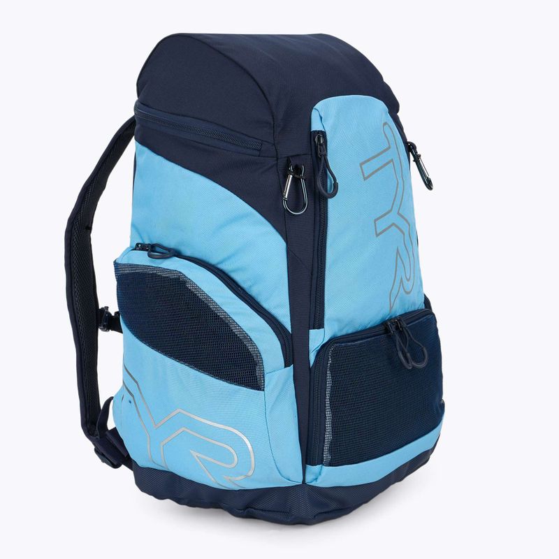Plecak pływacki TYR Alliance Team 45 l light blue/navy 2