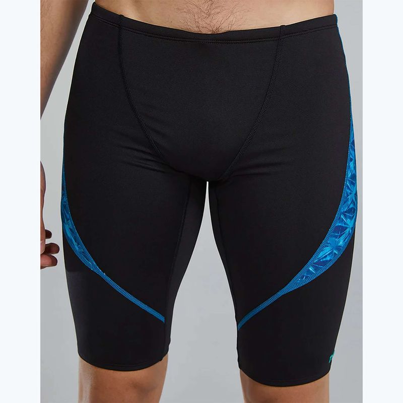 Jammery pływackie męskie TYR Durafast Elite Oceanid Jammer light blue/aqua 5