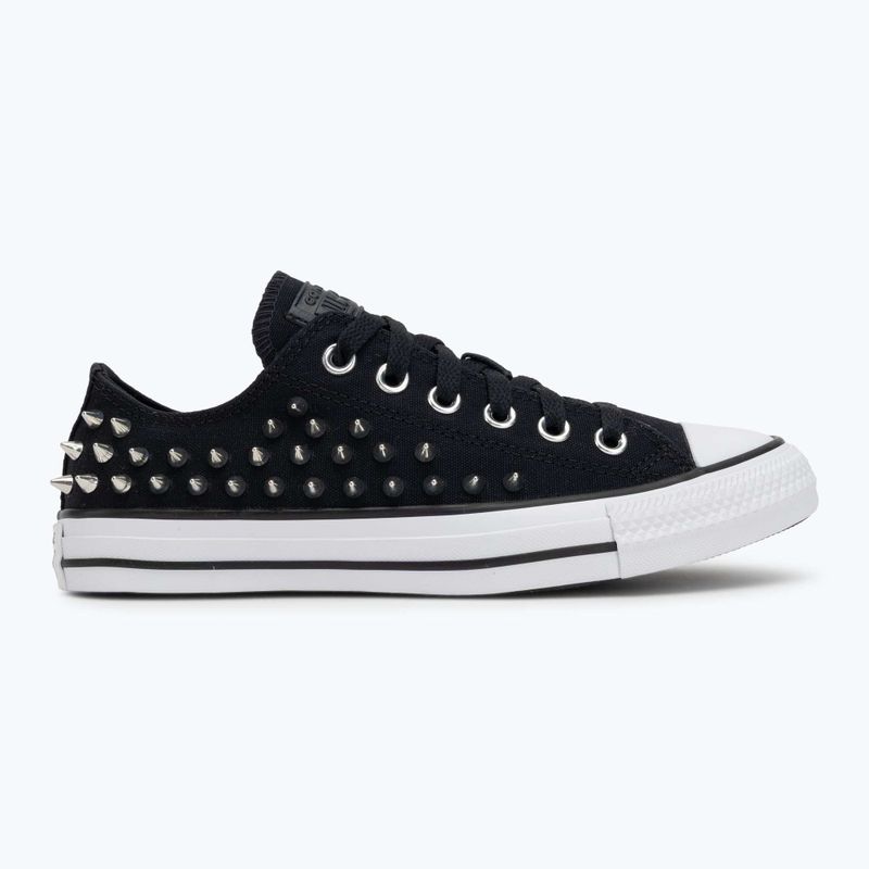 Trampki dziecięce Chuck Taylor All Star Studded black/silve/white 2