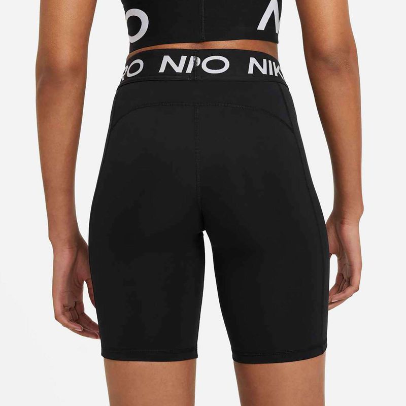 Spodenki treningowe damskie Nike Pro 365 8" black/white 4