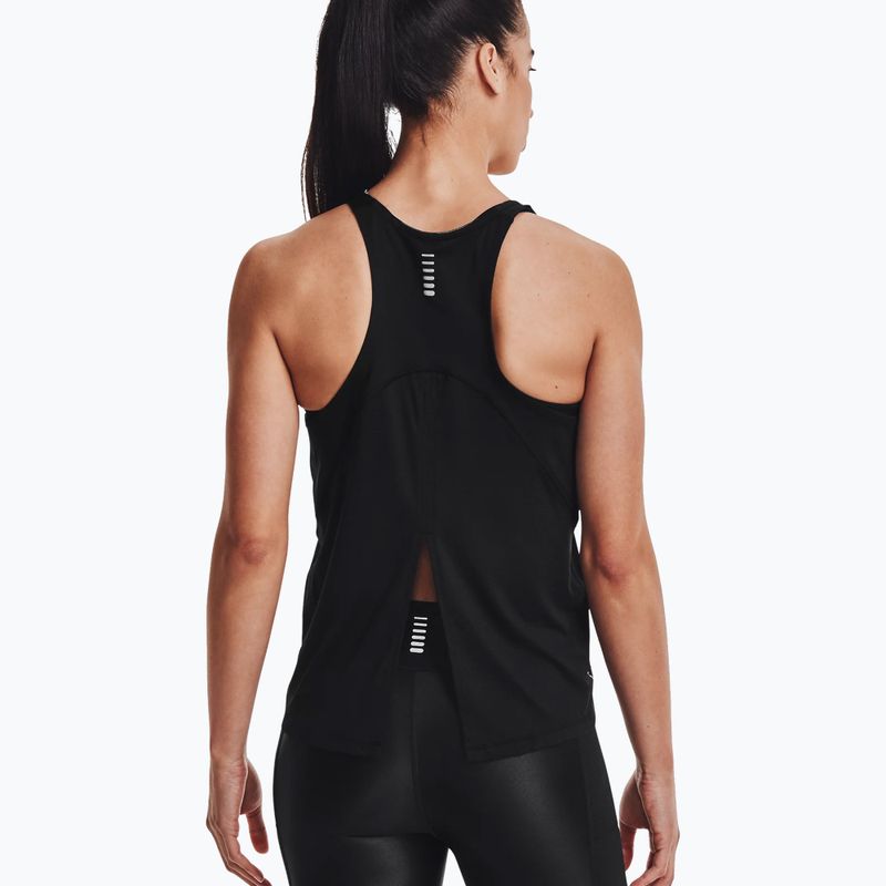 Koszulka treningowa damska Under Armour Isochill Run 200 Tank black 2