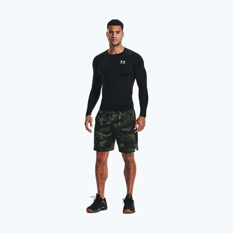 Longsleeve treningowy męski Under Armour HG Armour Comp black/white 2