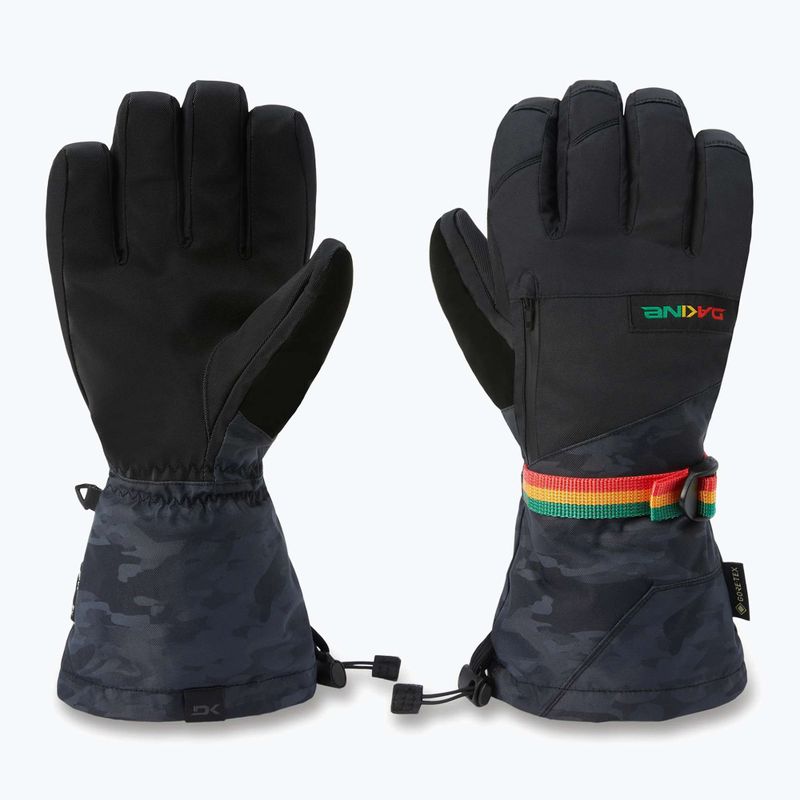 Rękawice snowboardowe męskie Dakine Titan Gore-Tex black vintage camo 10