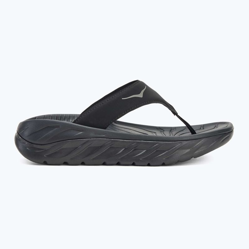 Japonki damskie HOKA Ora Recovery Flip black/dark gull gray 2