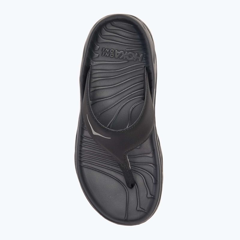 Japonki damskie HOKA Ora Recovery Flip black/dark gull gray 5