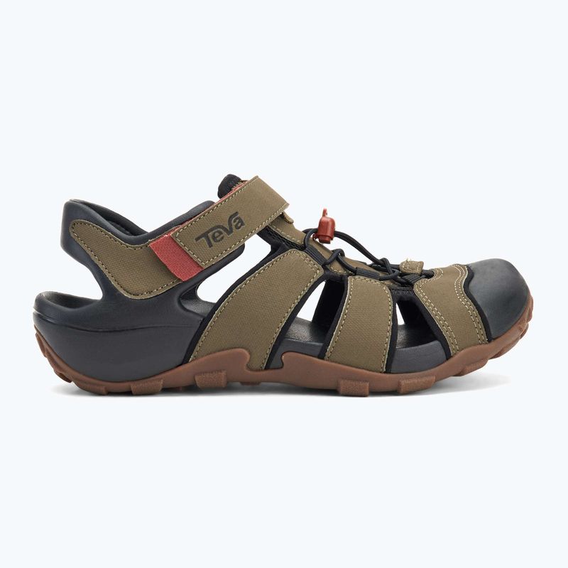 Sandały męskie Teva Flintwood dark olive 2